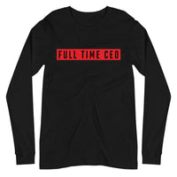 FTCEO Long Sleeve Shirt Unisex - (Black & Red)