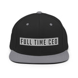 FTCEO Snapback Hat (Black/Silver/White)