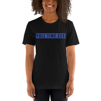 FTCEO T-Shirt - Short Sleeve Unisex - (Black & Blue)