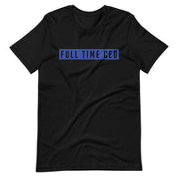 FTCEO T-Shirt - Short Sleeve Unisex - (Black & Blue)