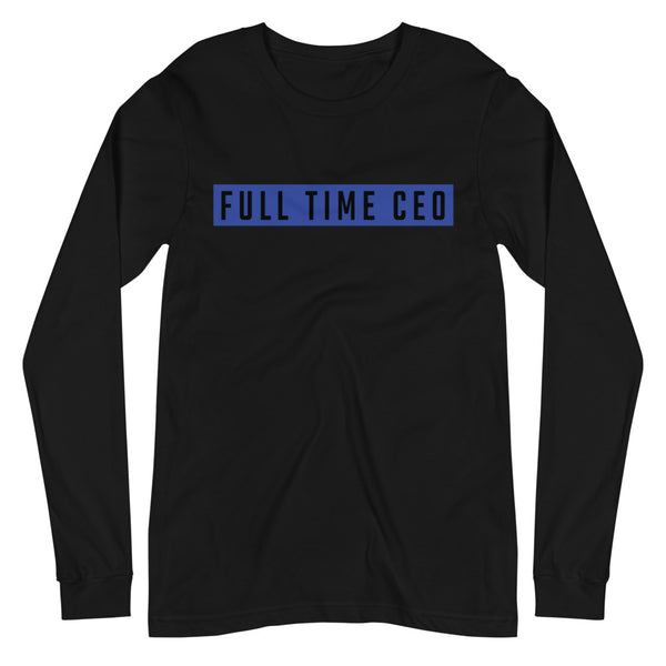 FTCEO Long Sleeve Shirt Unisex - (Black & Blue)